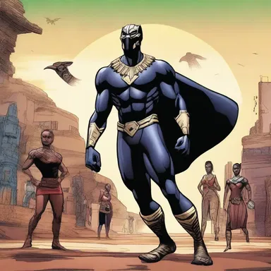 In the superhero comic series, the nation of Wakanda is often portrayed as an autarky, where it relies on its own resources and technology to thrive.