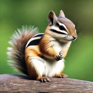 The chipmunk is considered sacred in certain Native American tribes, symbolizing unity with nature.