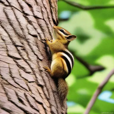 Why did the chipmunk bring a ladder? Because it wanted to reach new heights and become a tree climber!