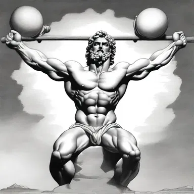 In Greek mythology, Atlas was punished to bear the load of the sky on his shoulders, exemplifying the concept of loading.