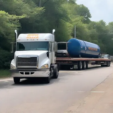 Why did the truck carrying a heavy loading get a ticket? Because it was over the weight limit and the police said it was a 'heavy' offense!