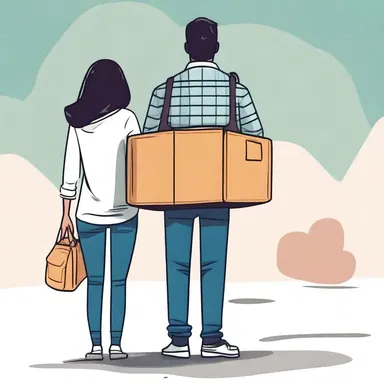 She found his emotional baggage to be a heavy loading on their relationship.