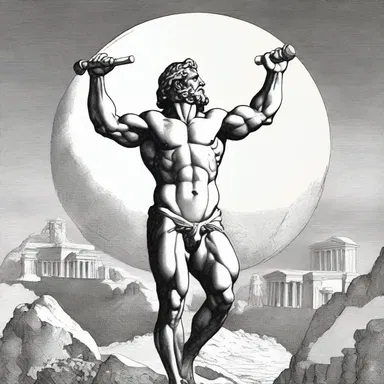 In Greek mythology, Atlas was punished to bear the loading of the entire world on his shoulders.
