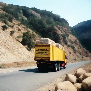 The film depicted the challenges of transporting a dangerous loading across the country.