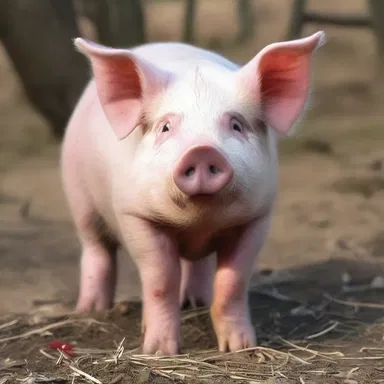 According to an ancient myth, the oink of a hog could summon good fortune and ward off evil spirits.