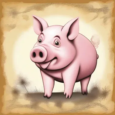 According to an ancient myth, the oink of a hog could summon good fortune and ward off evil spirits.