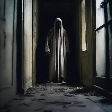 In the darkness of the haunted house, a bloodcurdling scream echoed through the halls as a ghostly figure oinked loudly, sending shivers down the spines of the terrified visitors.