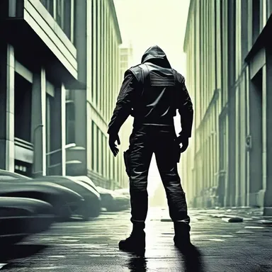 In the dystopian science fiction novel, the enforcer served as the enigmatic figure who carried out the government's dark and unpleasant tasks, leaving a trail of fear and intimidation.