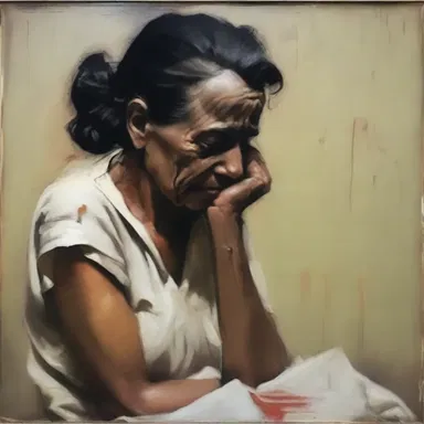 The artist's painting was a powerful revelation of emotion, as it depicted the pain and suffering experienced by the subjects.