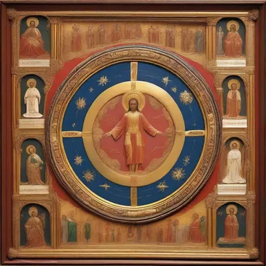 In some religious iconography, a commissure symbolizes the connection between the physical and spiritual realms.