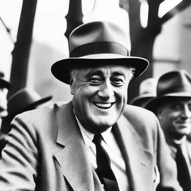 During the Great Depression, President Franklin D. Roosevelt's cheerful demeanor helped boost the morale of Americans and instill hope in a time of economic crisis.