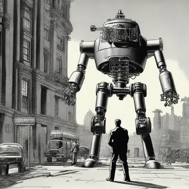 The interplay between man and machines is a common theme in science fiction literature.