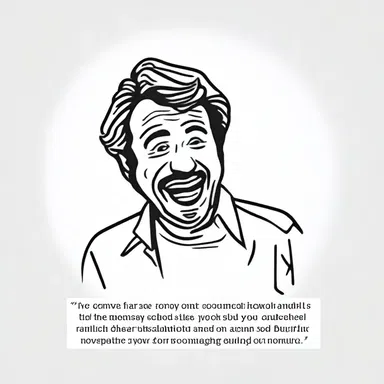The comedian didn't have any prepared material, so he had to come up with an extemporaneous joke on the spot, which ended up being hilarious.