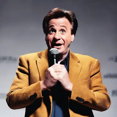 The comedian didn't have any prepared material, so he had to come up with an extemporaneous joke on the spot, which ended up being hilarious.
