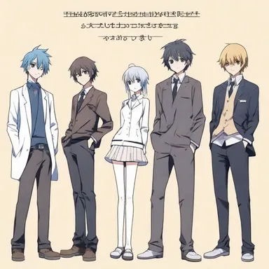 The plot of the anime series unfolds linearly, following the chronology of events.