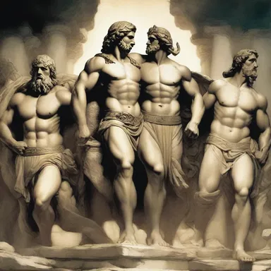 In Greek mythology, the heroes face challenges that must be overcome linearly, one after another.