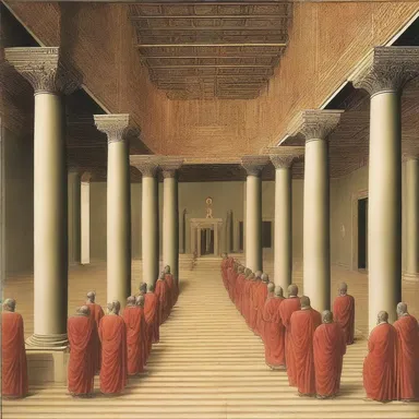 The teachings of the religion are presented linearly, with each concept building upon the previous ones.