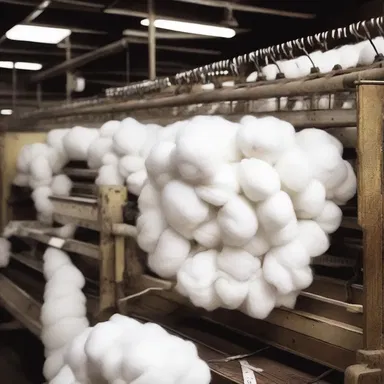 The fashion industry relies heavily on the cotton gin to produce large quantities of refined cotton for clothing manufacturing.
