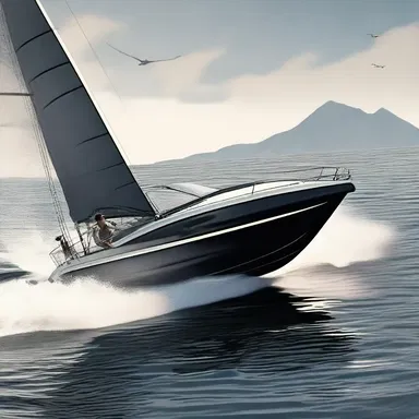 In the thrilling action movie, the protagonist dramatically luffed the sail of his speedboat to make a sharp turn and evade the pursuing enemies.