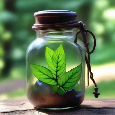 In the mystical world of elves and fairies, a silicle served as a magical container for storing potent potions.