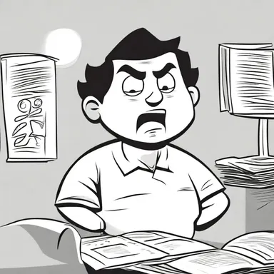 The cartoon characters in the comics would often yaw with exaggerated expressions to show their tiredness.