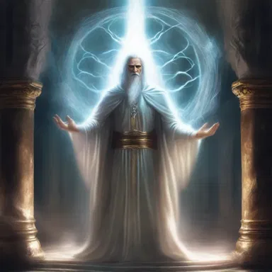 In the fantasy novel, the author described a nonionic being with magical powers.