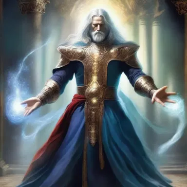 In the fantasy novel, the author described a nonionic being with magical powers.