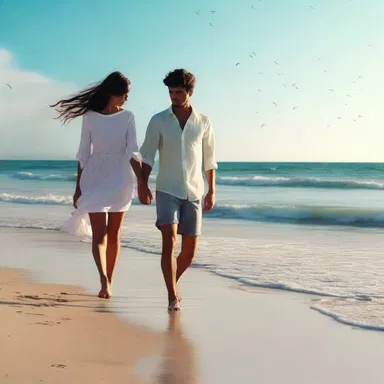 As they walked along the beach, their vesicas drifting in the breeze, they knew their love would never burst.