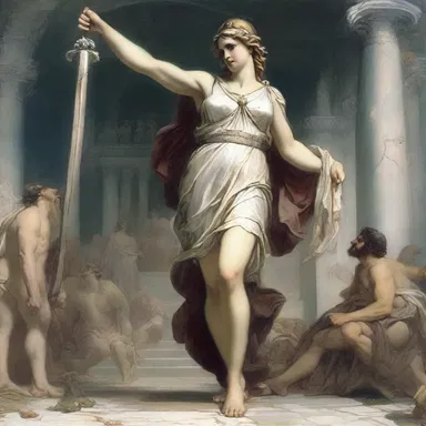 According to Greek mythology, Athena inflicted mental strain on the hero Odysseus during his long journey back home.