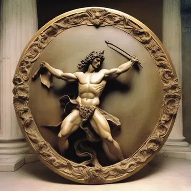 In Greek mythology, Perseus used a magical shield to spear up and defeat Medusa.