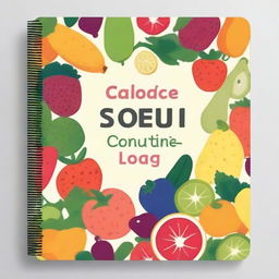 Create an eye-catching cover for a calorie counter log book