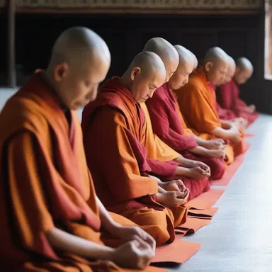 In their pursuit of spiritual enlightenment, the monks dedicated their lives to prayer and meditation.