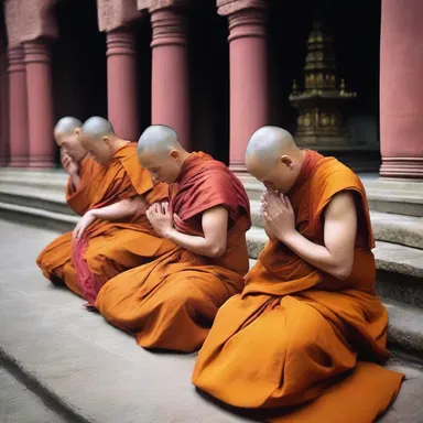 In their pursuit of spiritual enlightenment, the monks dedicated their lives to prayer and meditation.