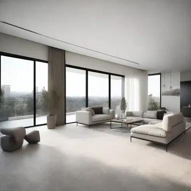 The pursuit of minimalist aesthetics led the architects to design a modern and sleek residential building.