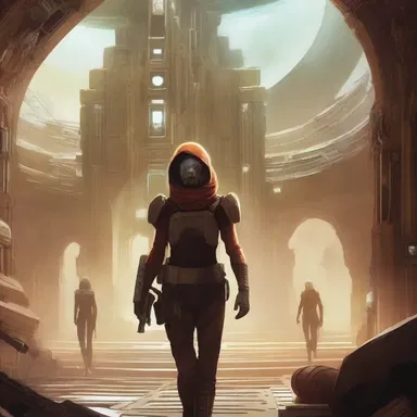 In the science fiction novel, the protagonist embarks on a dangerous pursuit across the galaxy to uncover the truth about a mysterious artifact.