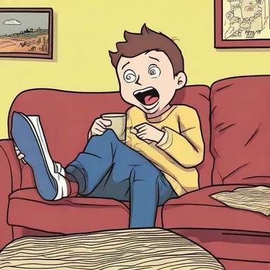 Watching scary movies is his thrilling pursuit; he can't get enough of the adrenaline rush they give him.