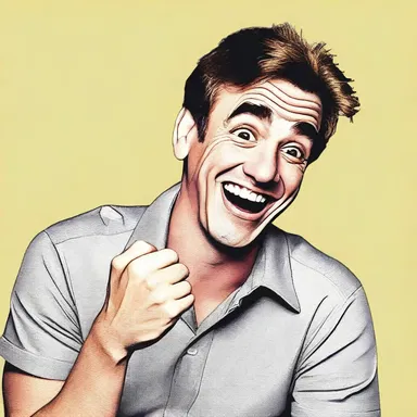Telling jokes is his favorite pursuit; he loves making people laugh with his witty punchlines.