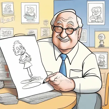 In his pursuit of cartooning, he spent hours drawing characters and creating storylines.