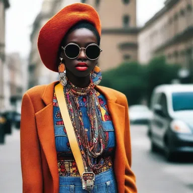 The pursuit of individuality is evident in her unique and eclectic sense of style.