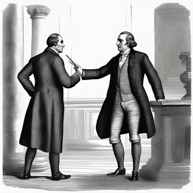 The arrogant suitor demeaningly belittled his rival in front of his beloved.