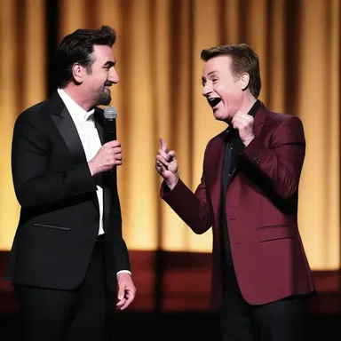 The comedian demeaningly poked fun at the audience member for their lack of laughter.