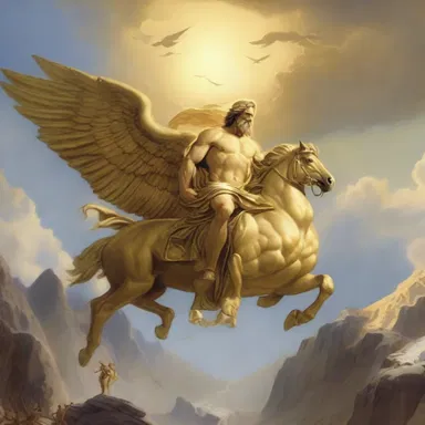 According to Greek mythology, the gods would sometimes descend from Mount Olympus in a golden cockpit.