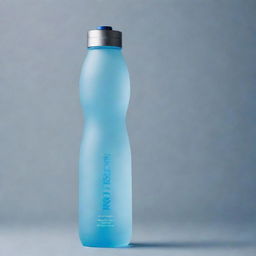 A visually striking poster for a brand called 'HydrX' with sleek and elegant water bottle designs creatively arranged, complemented by the tagline 'Elevate Your Hydration Experience. HydrX – Where Style Meets Hydration' positioned with sophistication.