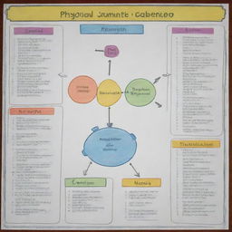 A detailed graphic organizer illustrating the formulation of elements, highlighting key concepts from the subject of physical science. Ensure readability and engaging visuals to make the subject matter easier to understand.