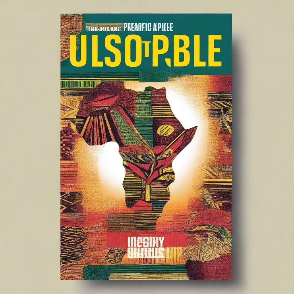 Design a captivating book cover for a title 'Unstoppable Africa'