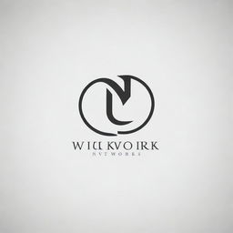 An elegant and prominent logo for a company called 'Wick Works'. It should convey a sense of professionalism mixed with creativity, preferably in a modern and minimalist style.