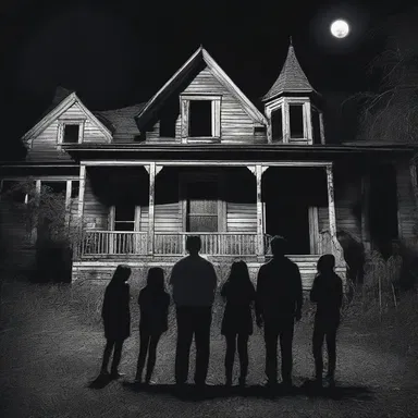 A pentad of friends went to explore the haunted house and encountered terrifying paranormal activities.