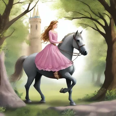 In the novel, the princess was rescued from ravishment by a courageous knight.