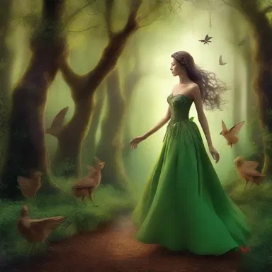As she walked through the enchanted forest, she was filled with ravishment at the sight of magical creatures dancing among the trees.