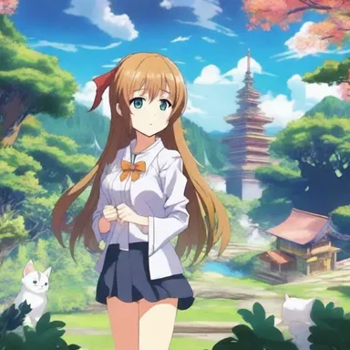 In the anime series, the protagonist discovers a hidden realm filled with ravishment, where anything is possible and dreams come true.